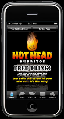 Hot Head iPhone App