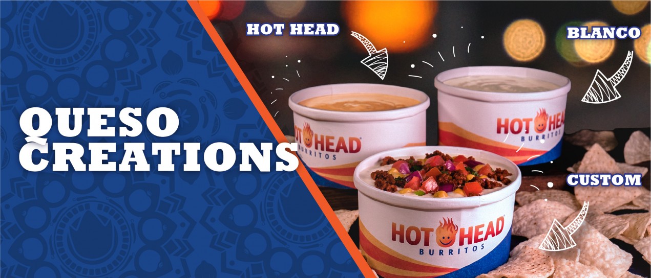 Queso Creations Hot Head Burritos